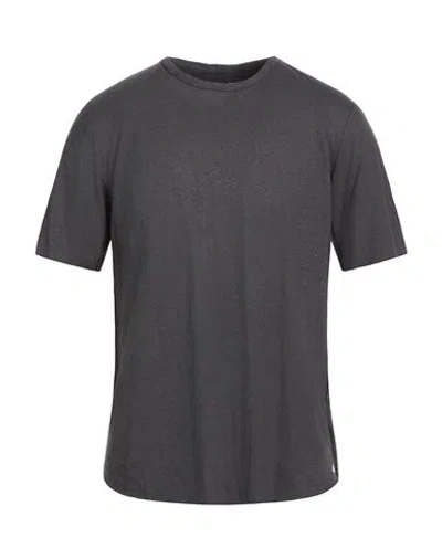 Rag & Bone Man T-shirt Charcoal Size L Hemp, Organic Cotton In Gray