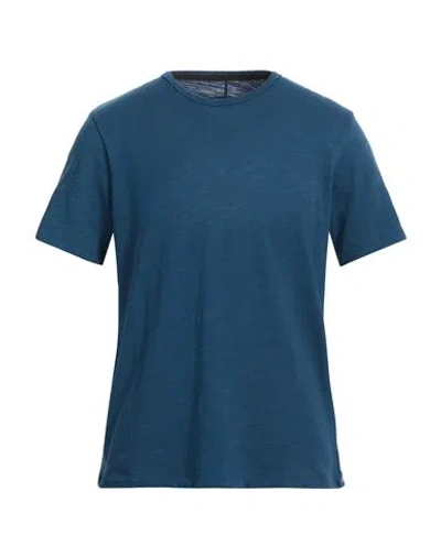 Rag & Bone Man T-shirt Deep Teal Size L Cotton In Blue