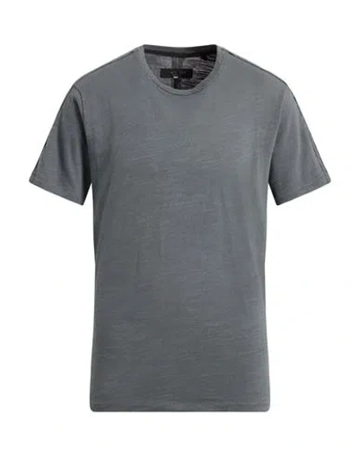 Rag & Bone Man T-shirt Grey Size L Cotton In Gray