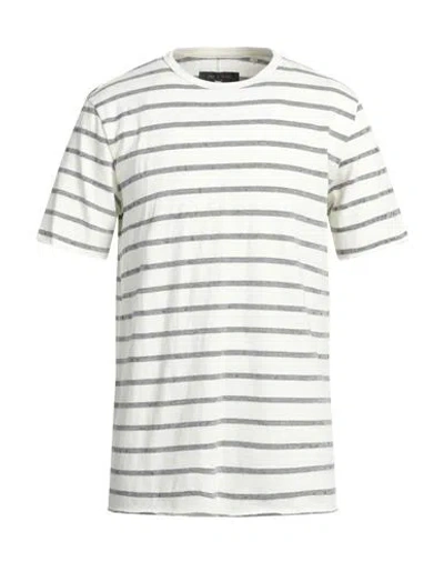 Rag & Bone Man T-shirt Ivory Size S Cotton In White