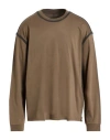 Rag & Bone Man T-shirt Khaki Size L Cotton In Brown