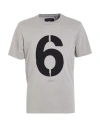 Rag & Bone Man T-shirt Light Grey Size L Cotton In Gray