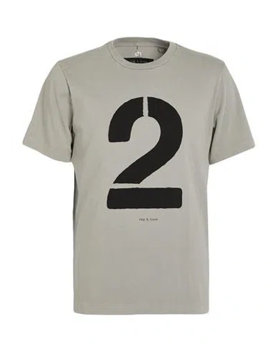 Rag & Bone Man T-shirt Light Grey Size L Cotton In Gray