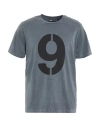 Rag & Bone Man T-shirt Navy Size L Cotton In Gray