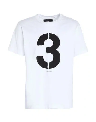 Rag & Bone Man T-shirt White Size L Cotton