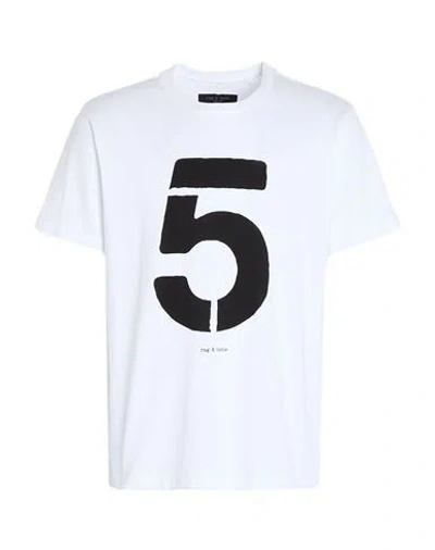 Rag & Bone Man T-shirt White Size L Cotton