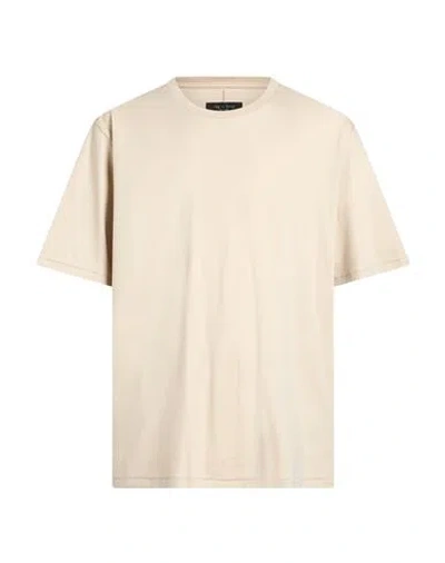 Rag & Bone Man T-shirt Beige Size Xs Pima Cotton In Neutral