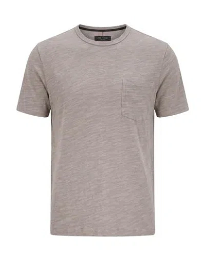 Rag & Bone Man T-shirt Grey Size Xs Cotton In Gray