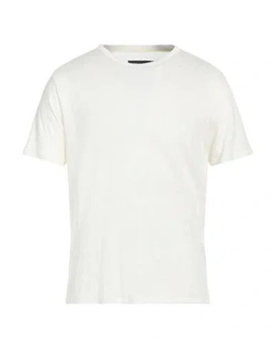 Rag & Bone Man T-shirt Off White Size M Linen
