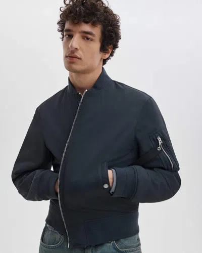 Rag & Bone Manston Bomber Jacket In Blue