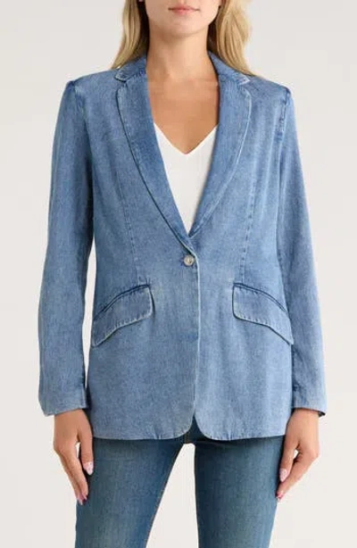 Rag & Bone Marcella Denim Blazer In Blue