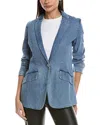 Rag & Bone Marcella Denim Blazer In Blue