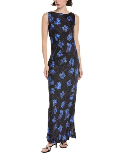 Rag & Bone Margaret Floral Printed Maxi Dress In Blue