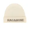 Rag & Bone Margo Beanie In Ivory In Multi