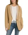 Rag & Bone Margot Wool-blend Blazer In Brown