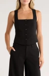Rag & Bone Maria Vest In Black