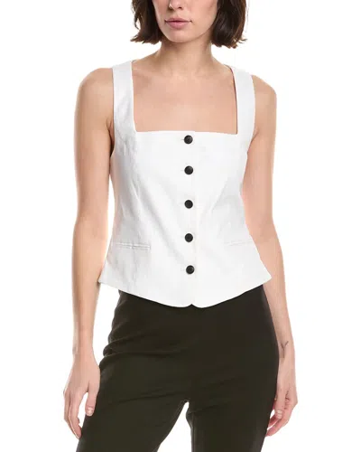 Rag & Bone Mariana Linen-blend Vest In White