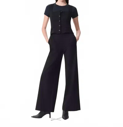 Rag & Bone Marianne Ponte Jumpsuit In Black