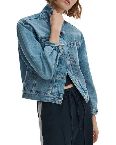Rag & Bone Marie Trucker Jacket In Blue