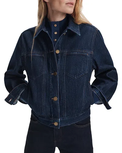 Rag & Bone Marie Trucker Jean Jacket In Dark Rinse In Blue