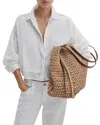 Rag & Bone Marin Long Sleeve Combo Shirt In White