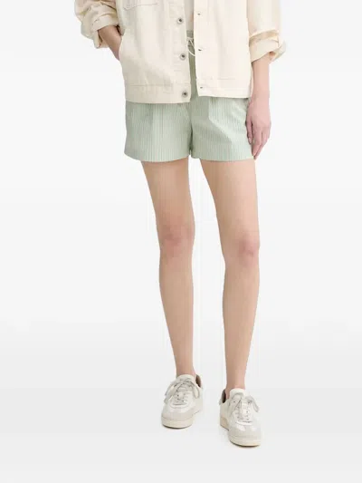 Rag & Bone Marin Mini Shorts In Green
