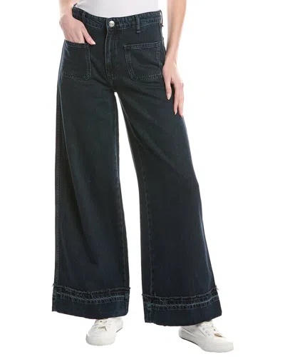 Rag & Bone Marina Elenna Wide-leg Jean In Black