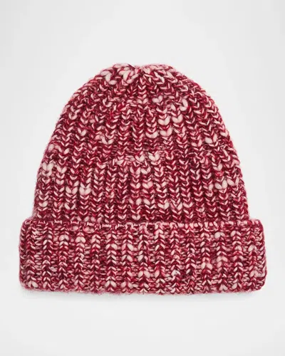 Rag & Bone Marlee Wool-mohair Beanie In Red
