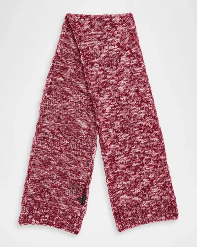Rag & Bone Marlee Wool-mohair Blend Scarf In Red