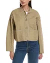 Rag & Bone Marley Quilted Jacket In Brown