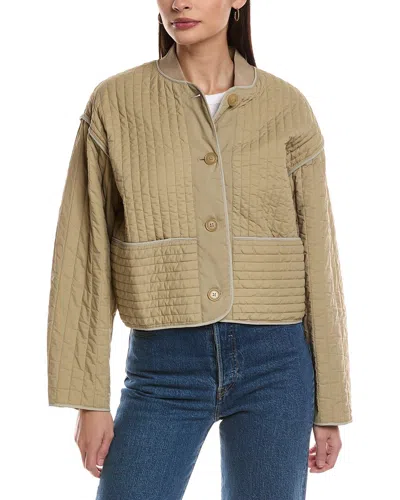 Rag & Bone Marley Quilted Jacket In Brown