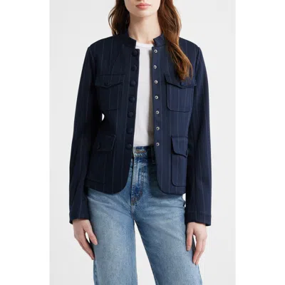 Rag & Bone Marlowe Ponte Knit Blazer In Blue