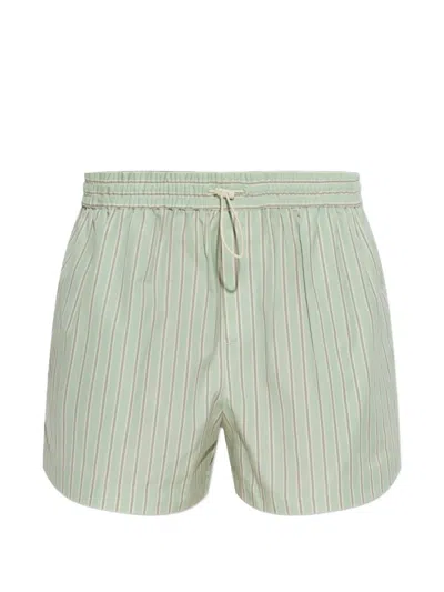 Rag & Bone Marvin Striped Shorts In Green