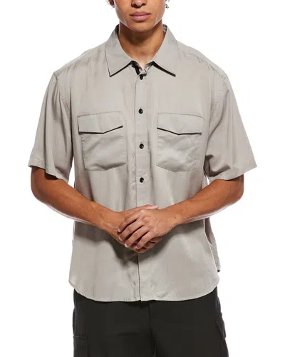 Rag & Bone Matthew Pocket Shirt In Gray