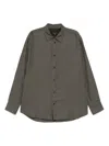 Rag & Bone Matthew Cotton Blend Flannel Button-up Shirt In Green