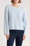 Rag & Bone Maud Cashmere Crewneck Sweater In Blue