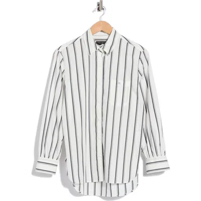Rag & Bone Max Striped Shirt In Neutral