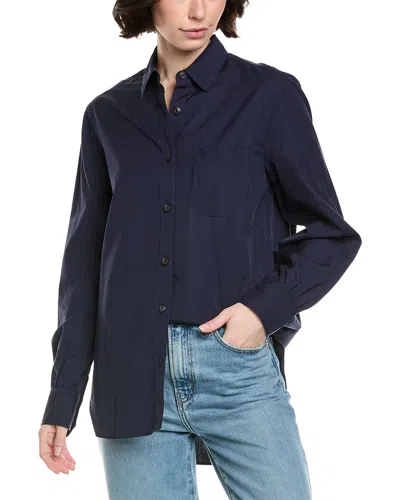 Rag & Bone Maxine Button Down Shirt In Blue