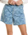 Rag & Bone Maya Laser Floral Short In Blue