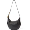 Rag & Bone Medium Mercer Leather Hobo Bag In Black