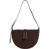 Rag & Bone Medium Mercer Woven Straw Hobo Bag In Brown