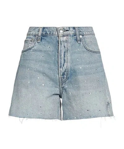 Rag & Bone Mediumblue Denim Shorts In Blue