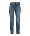 Rag & Bone Medium-colored Denim Leggings In Blue