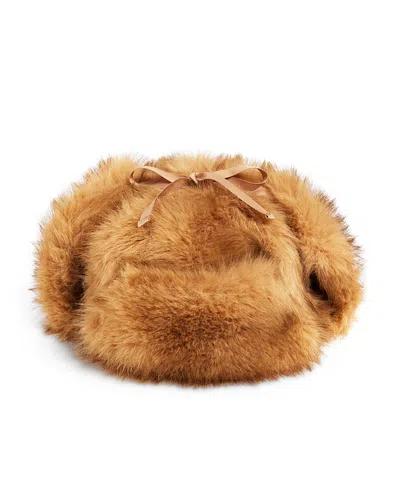 Rag & Bone Mel Faux Fur Trapper Hat In Brown