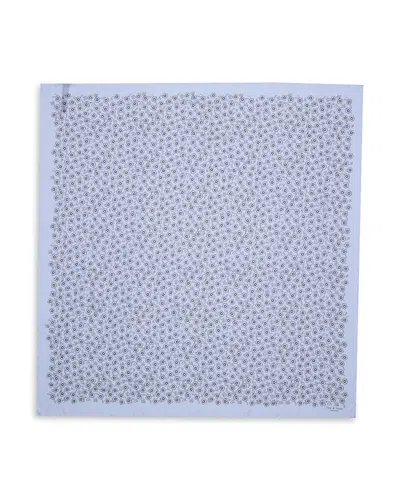Rag & Bone Mel Floral Scarf In Blue