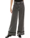Rag & Bone Melina Patch Pockets Wide Leg Jeans In Gray