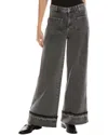 Rag & Bone Melina Patch Pockets Wide Leg Jeans In Gray