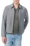 Rag & Bone Melrose Donegal Wool Blend Zip Jacket