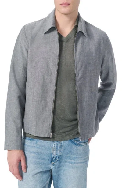 Rag & Bone Melrose Donegal Wool Blend Zip Jacket