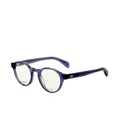 Rag & Bone Men's 48 Mm Blue Opticals In Brown